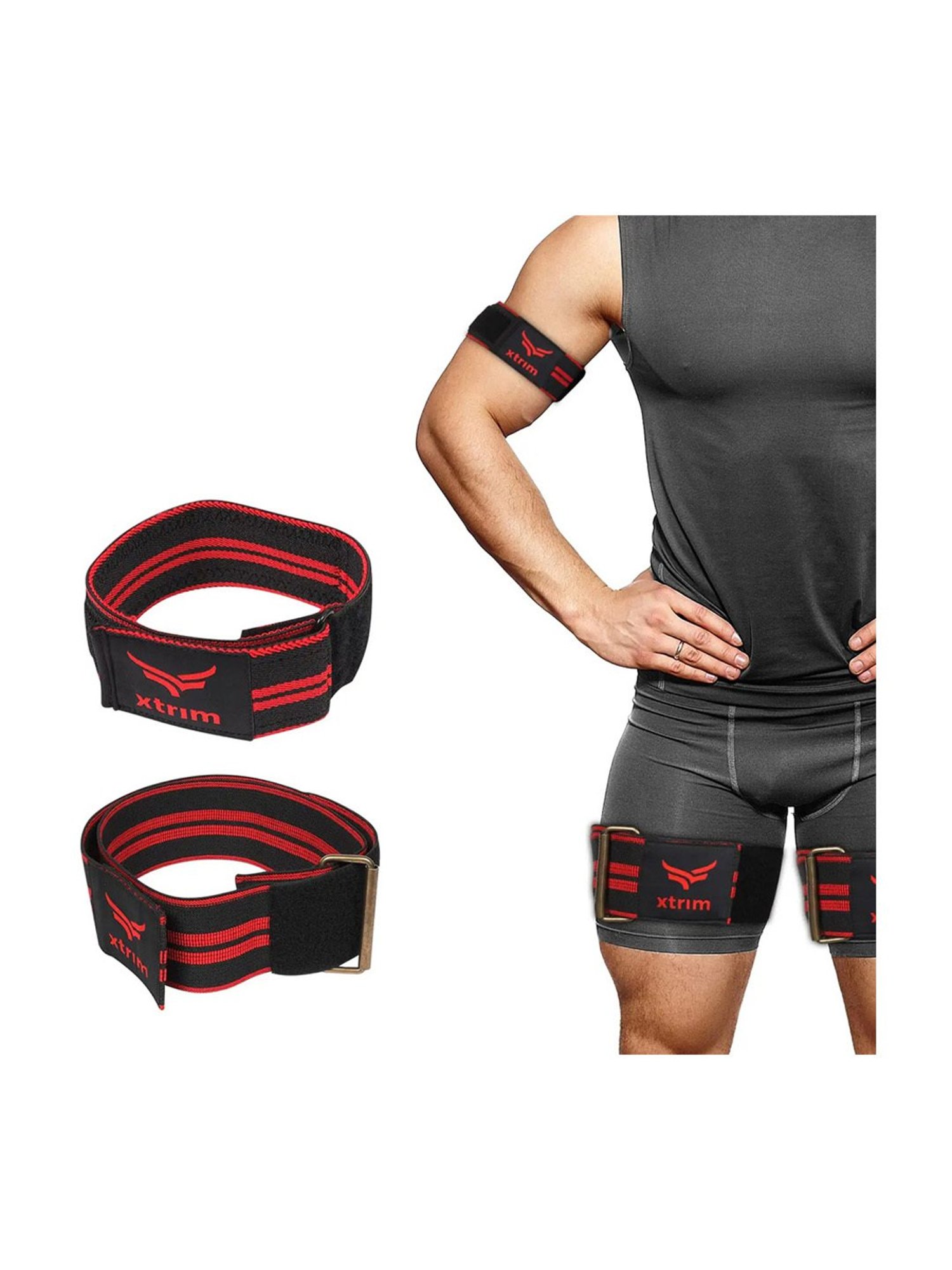 Xtrim Pack of 2 BFR Band (Red)