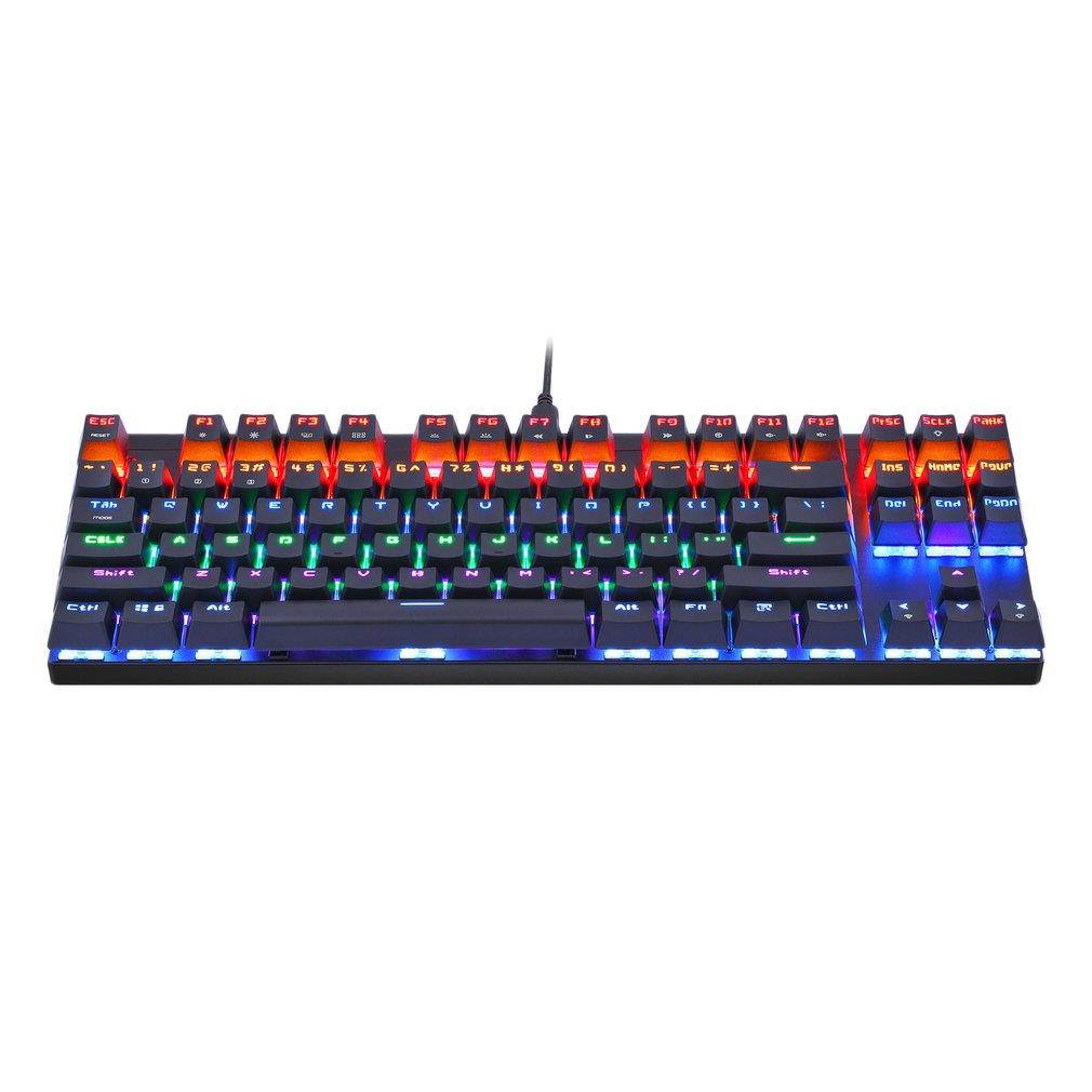 Motospeed Bluetooth Wired Mechanical Keyboard With 87 keys RGB Backlight