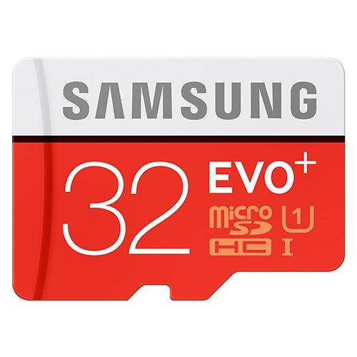 Samsung Evo Plus 32GB MicroSD HC Class 10 UHS-1 Mobile Memory Card for Samsung Galaxy S7 & S7 Edge with USB 2.0 MemoryMarket Dual Slot MicroSD & SD Memory Card Reader