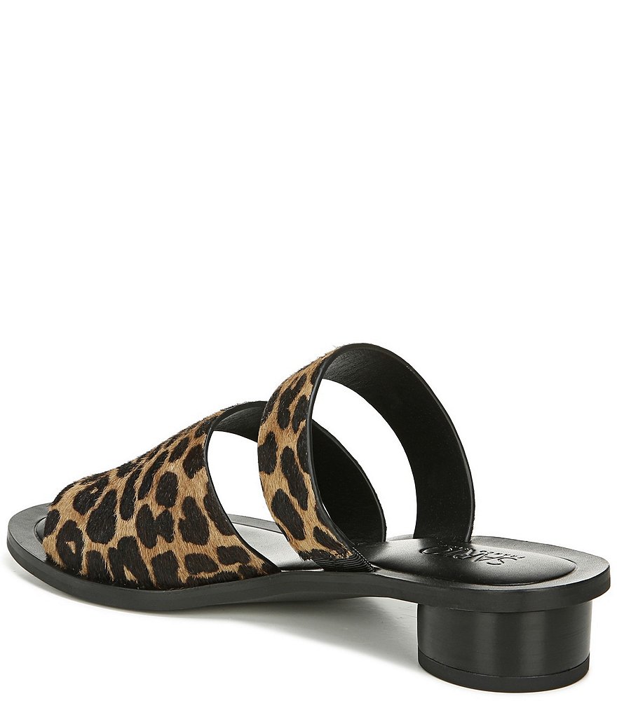 Sarto by Franco Sarto Trixie Leopard Print Calf Hair Toe Ring Dress Sandals