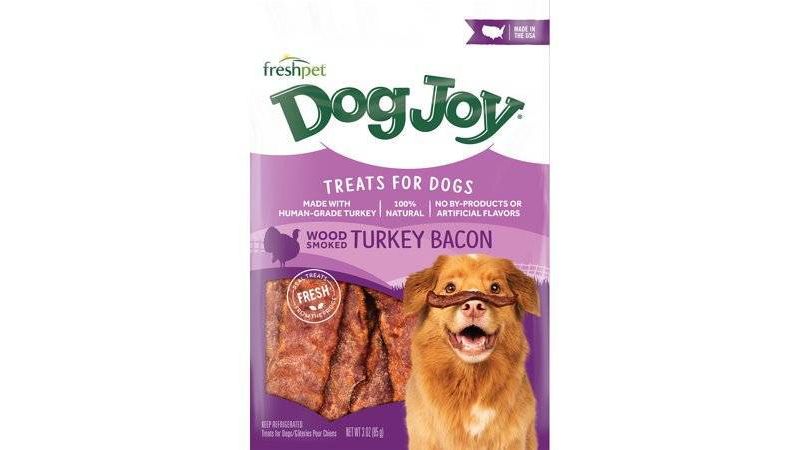 Freshpet Dog Joy Wood Smoked Turkey Bacon Refrigerated Jerky Dog Treats - 3oz