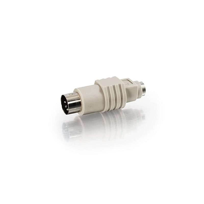 02475 PS2 Female to AT Male Keyboard Adapter Beige