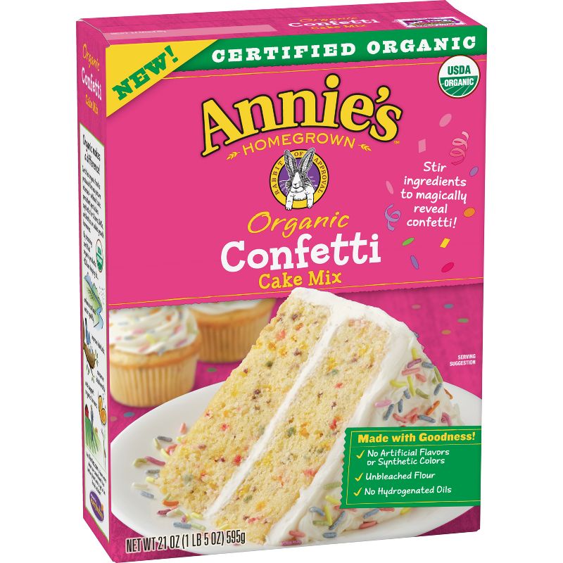 Annie's Organic Confetti Cake Mix - 21oz