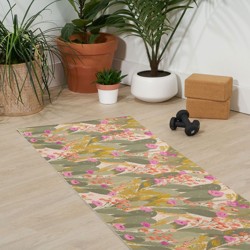 Alison Janssen Cactus Garden 2 (6mm) 24" x 70" Yoga Mat - Society6