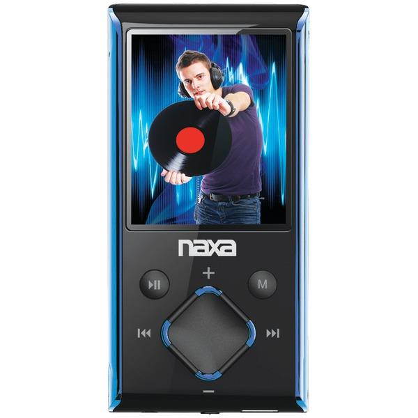 NEW NAXA NMV173BL 4GB MEDIA PLAYER WITH 1.8" DISPLAY