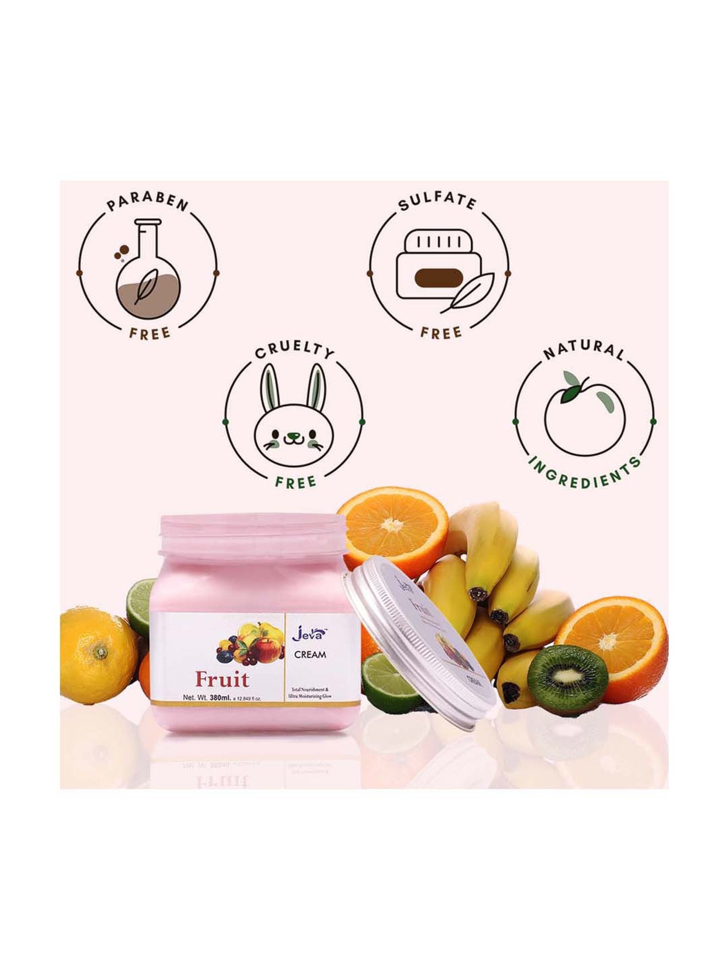 Fruit Total Nourishment & Ultra Moisturizing Cream - 380 ml
