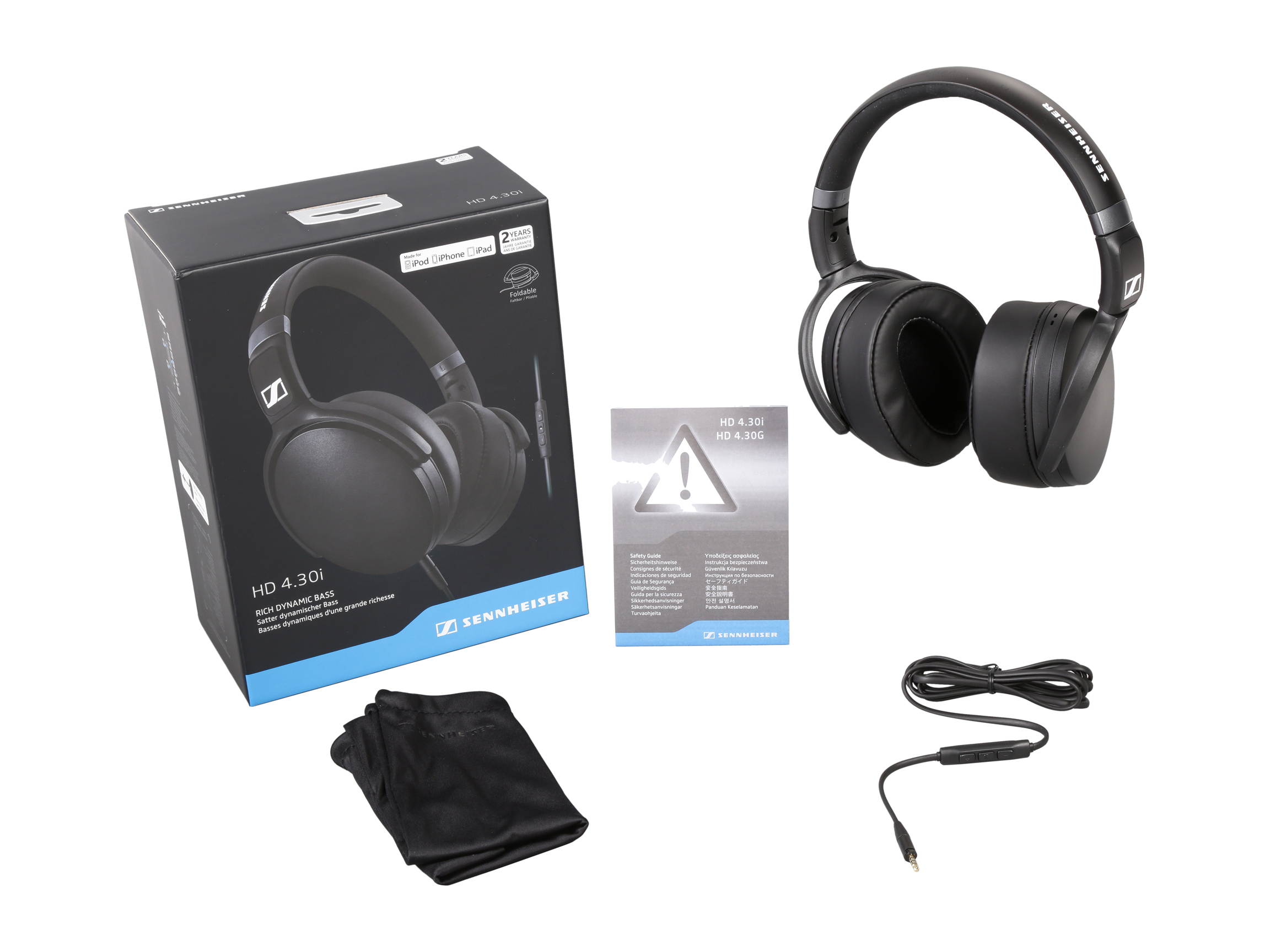 Sennheiser HD 4.30i Around-Ear/ iphone - Black