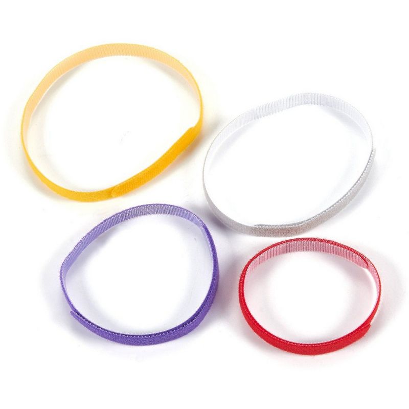Juvale Puppy ID Bands - Pack of 12 Whelping Litter Adjustable Collars in 12 Colors for Newborn Pet Dogs Cats