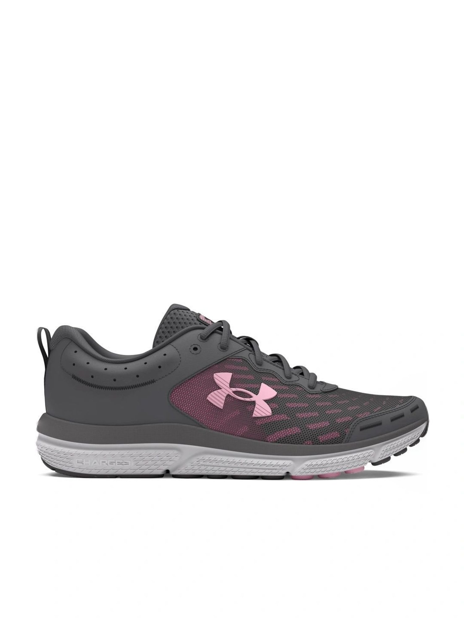 Under Armour Women's Charged Assert 10 Grey Running Shoes