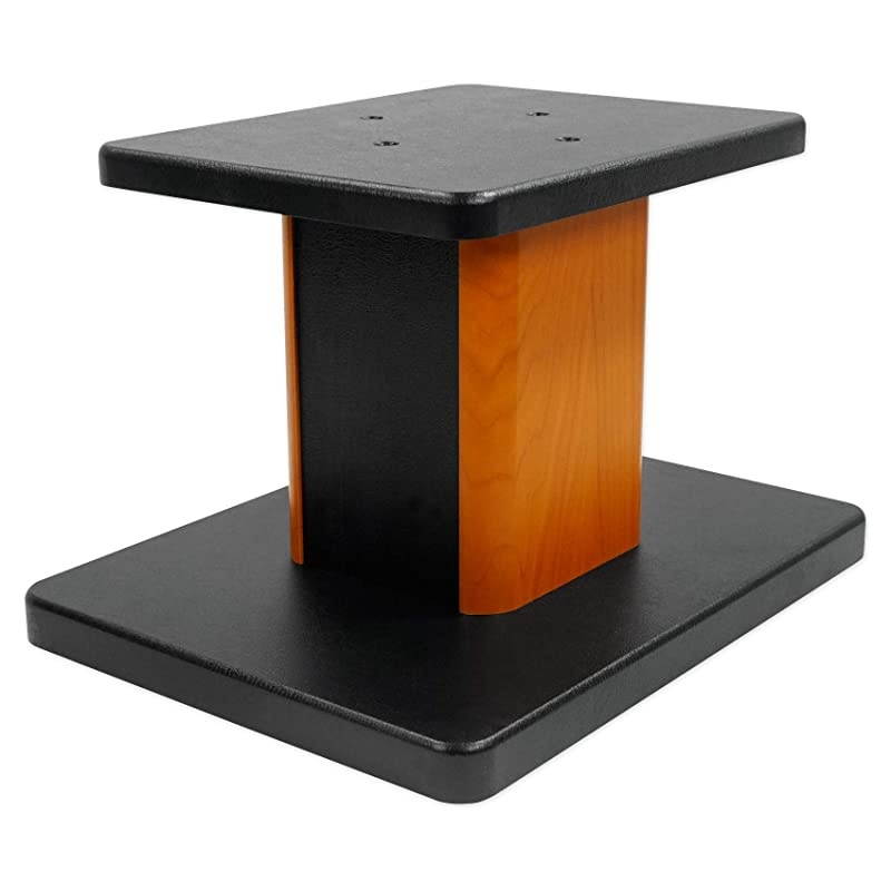 2  RHT8C Computer/Bookshelf Desktop Speaker/Studio Monitor Stands-Wood