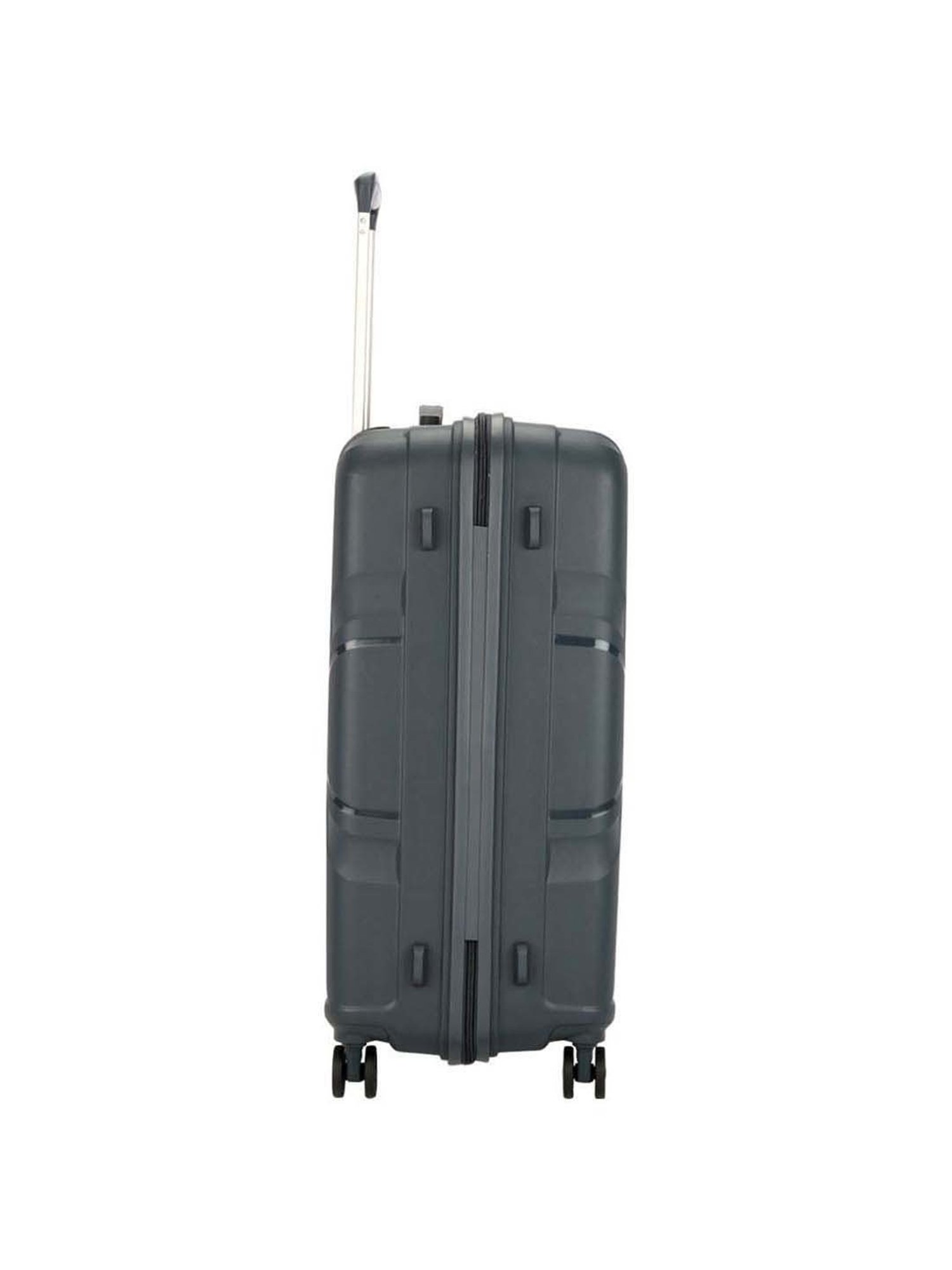 American Tourister Dark Slate Textured Hard Medium Trolley Bag - 48 cm