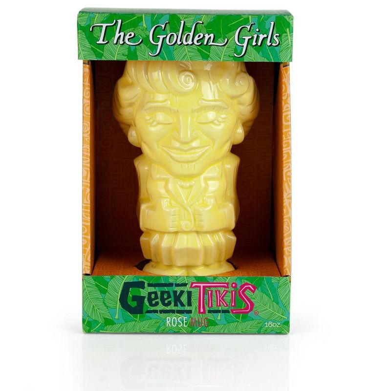 Beeline Creative Geeki Tikis The Golden Girls Rose Ceramic Tiki Style Mug | Holds 16 Ounces