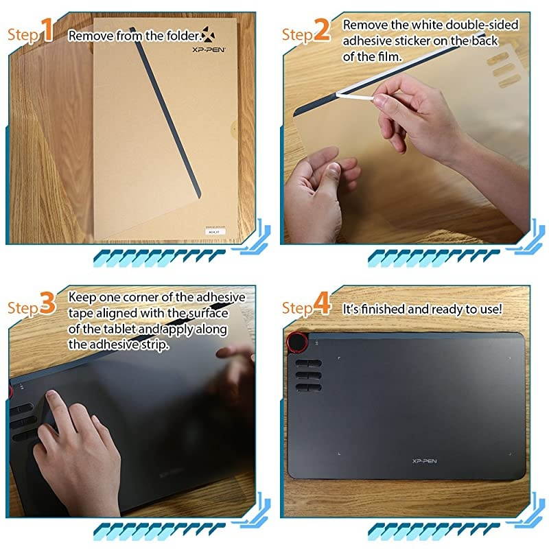 Deco 03 Drawing Pen Tablet Protector Deco 03 Graphic Drawing Tablet Protective Film Pack of 2