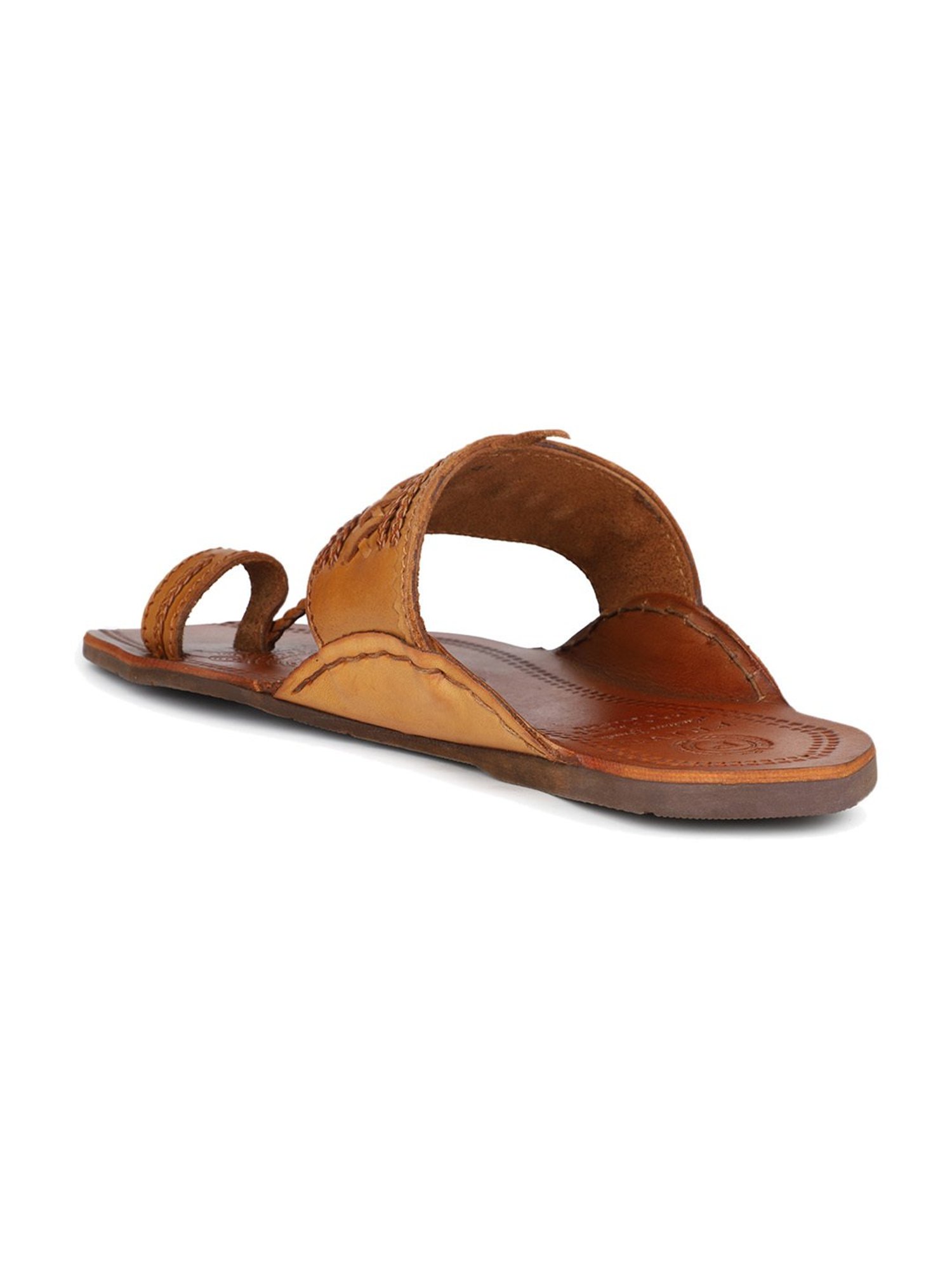 Privo by Inc.5 Men's Tan Kolhapuri Sandals