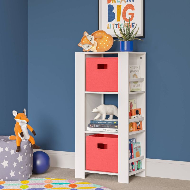 Book Nook Kids' Cubby Storage Tower with Bookshelves - RiverRidge