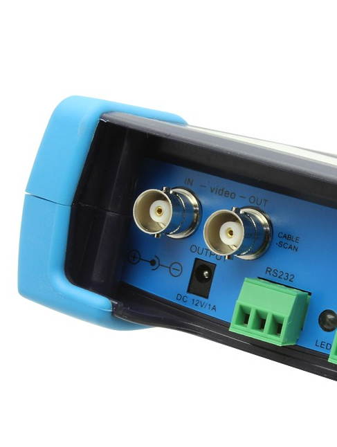 3.5" LCD CCTV Tester for IP & Analog camera testing with function of PTZ, UTP Cable Test, POE Test, Digital Multimeter,cable scan, TDR Break-point and short-circuit measurement