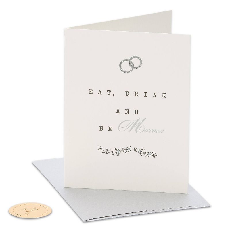 Eat Drink and Be Married Card - PAPYRUS