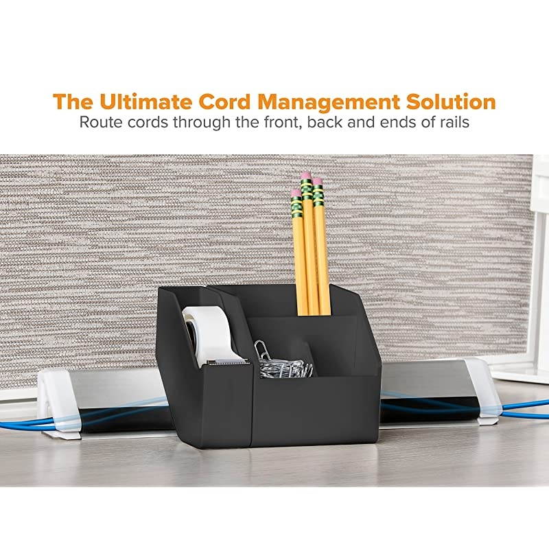 Konnect 3Piece Desktop Organizer Kit Black KTKIT1BLACK