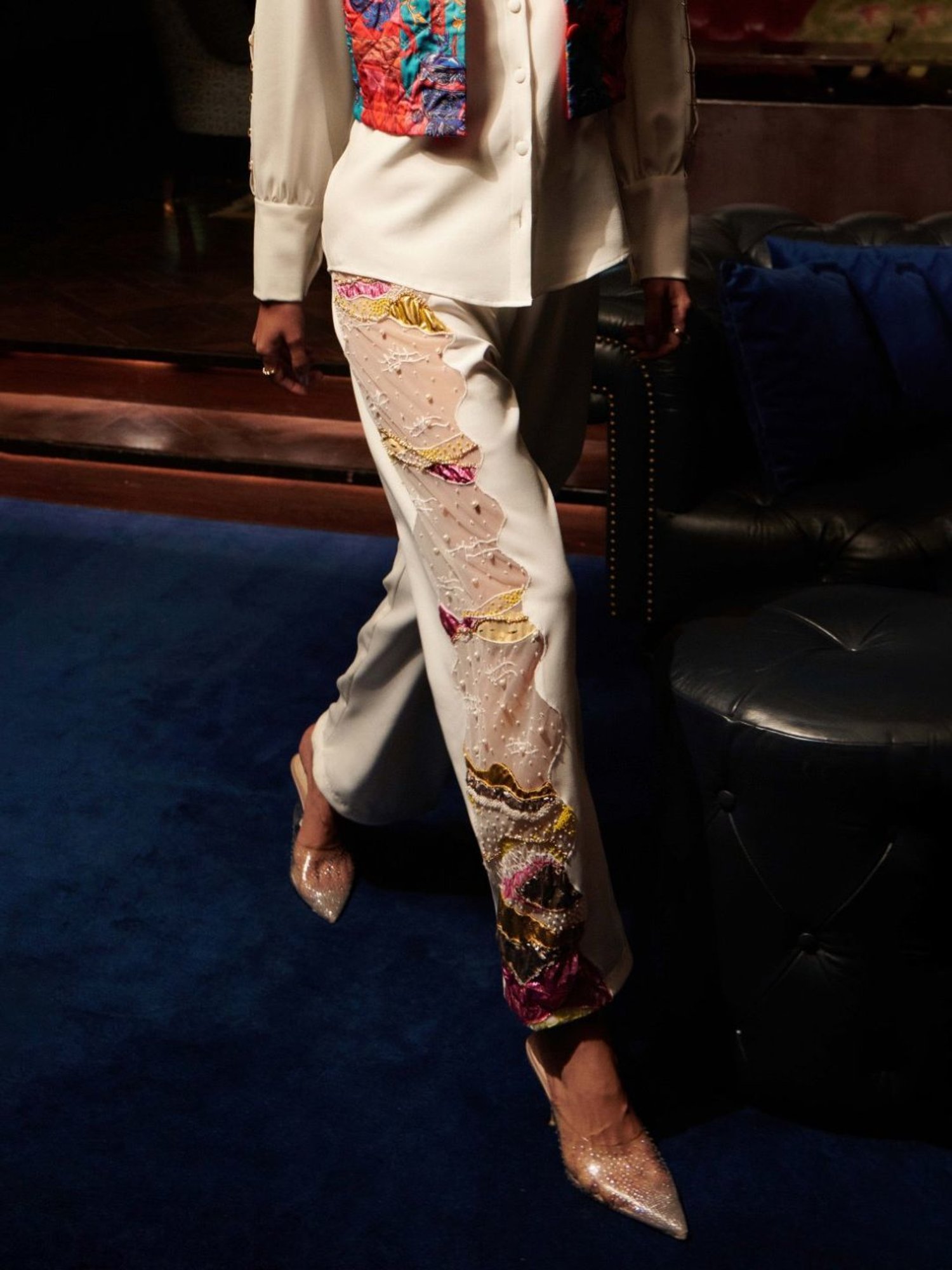 Cin Cin White Audace Party Edit Ibiza Pant