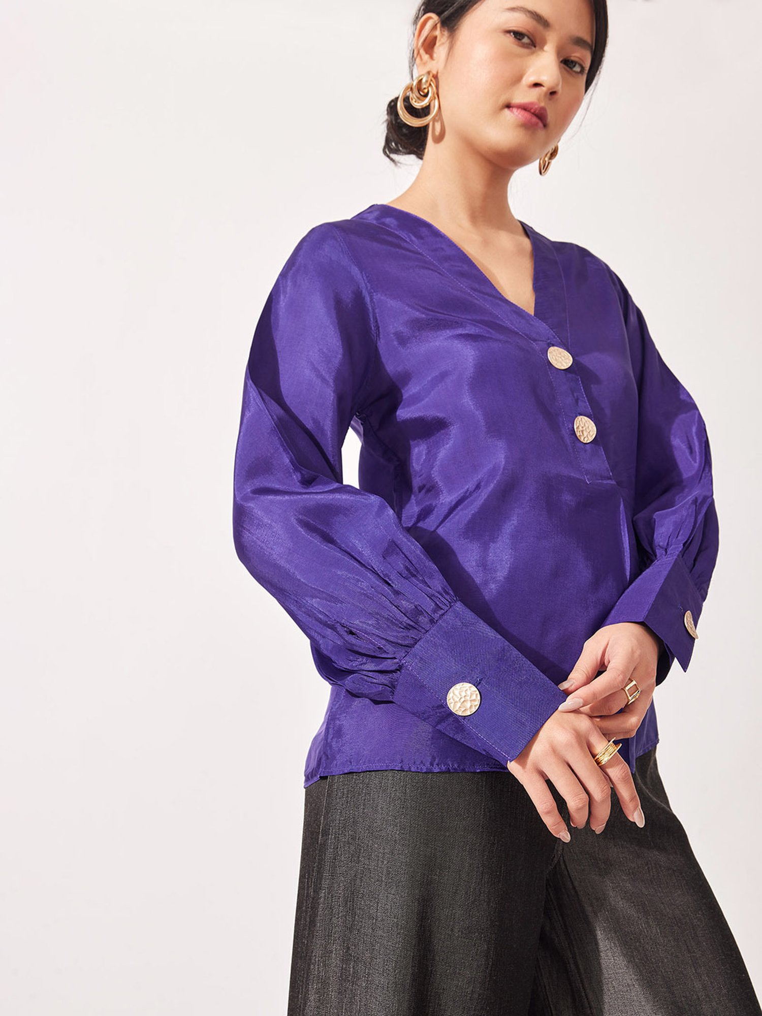 The Label Life Blue Top