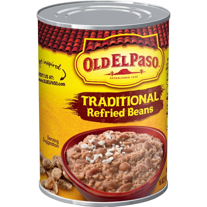 Old El Paso Traditional Refried Beans 16oz