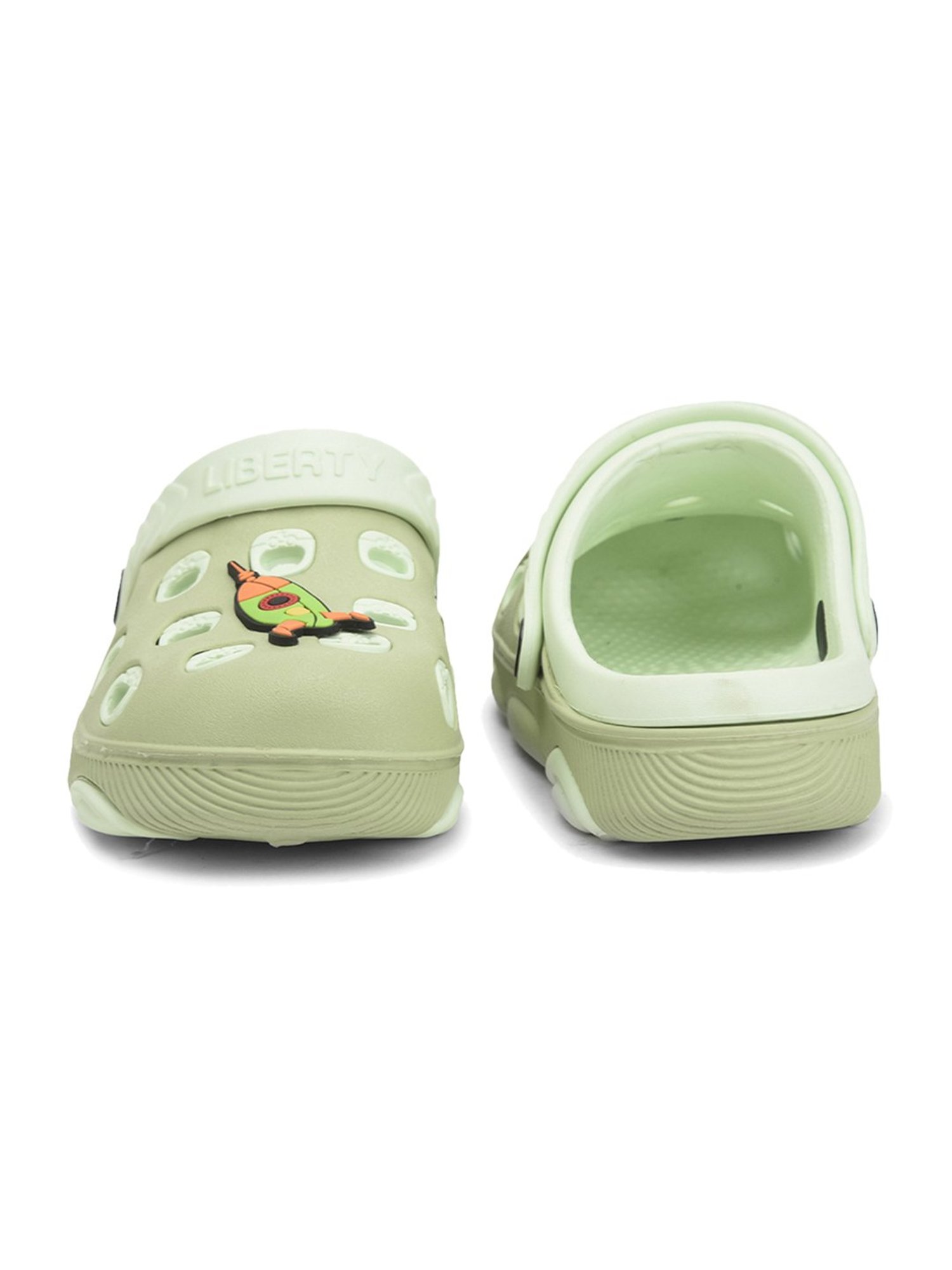 Yellow by Westside Blue & Grey Slingback Slides