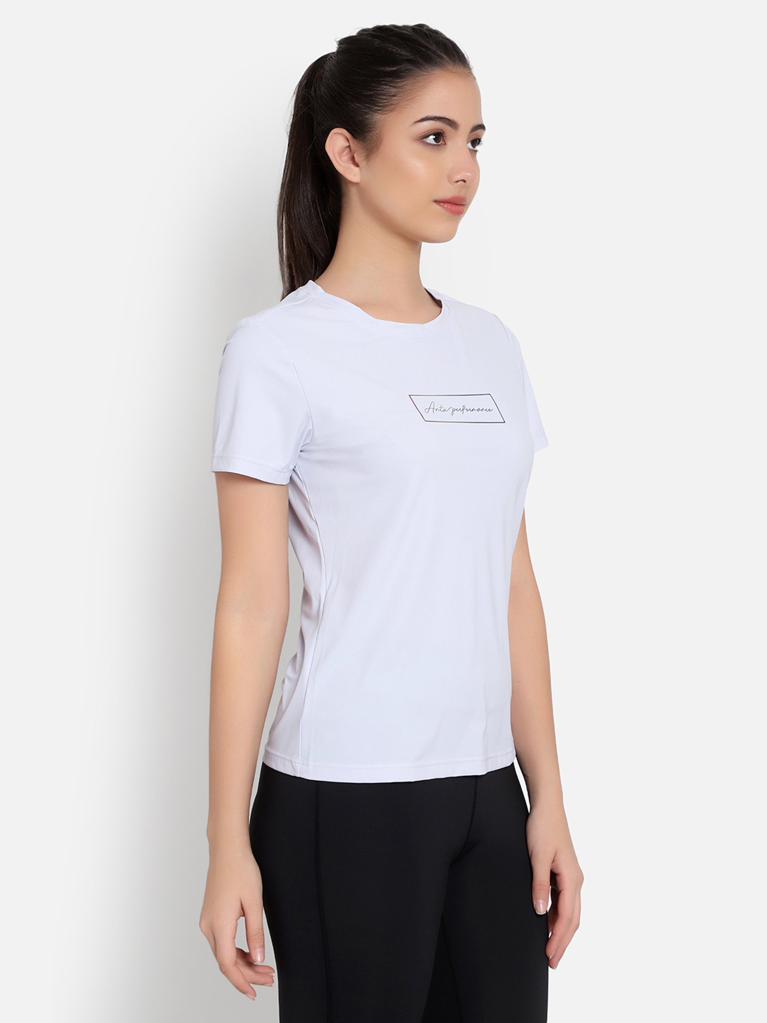 Anta Lilac Printed Sports T-Shirt