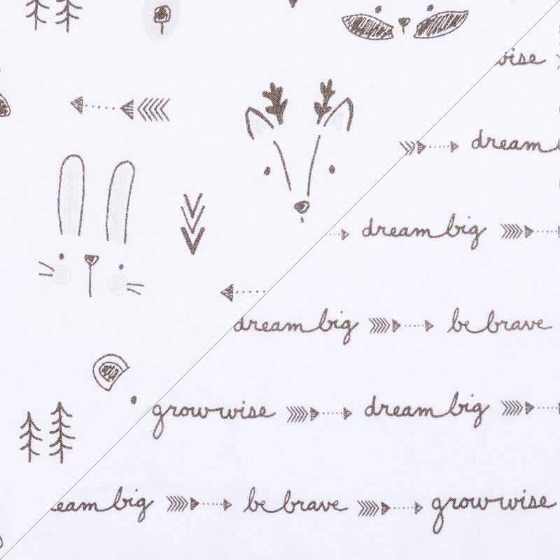 Sammy & Lou Baby 2 Pack Fitted Crib Sheet - Scandi Animal