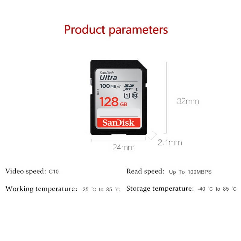 SanDisk 16GB Ultra SDHC UHS-I Memory Card - 80MB/s, C10, U1, Full HD, SD Card - SDSDUNR-016G-GN6IN