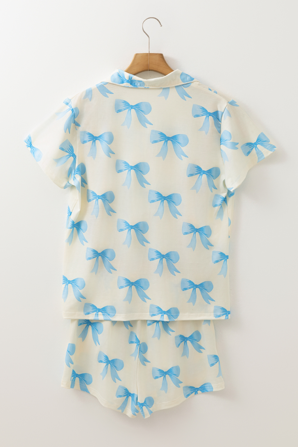 White Christmas Pullover and Drawstring Pants Pajama Set