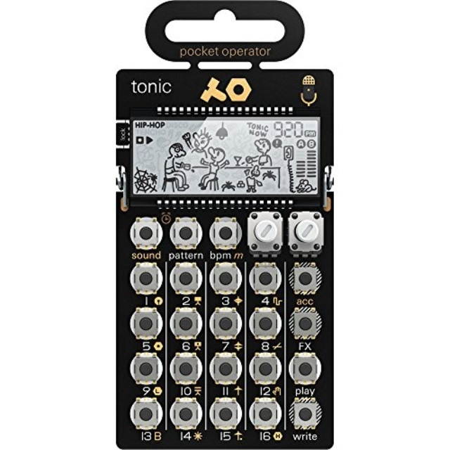 Teenage Engineering Pocket Operator PO-32 tonic Black