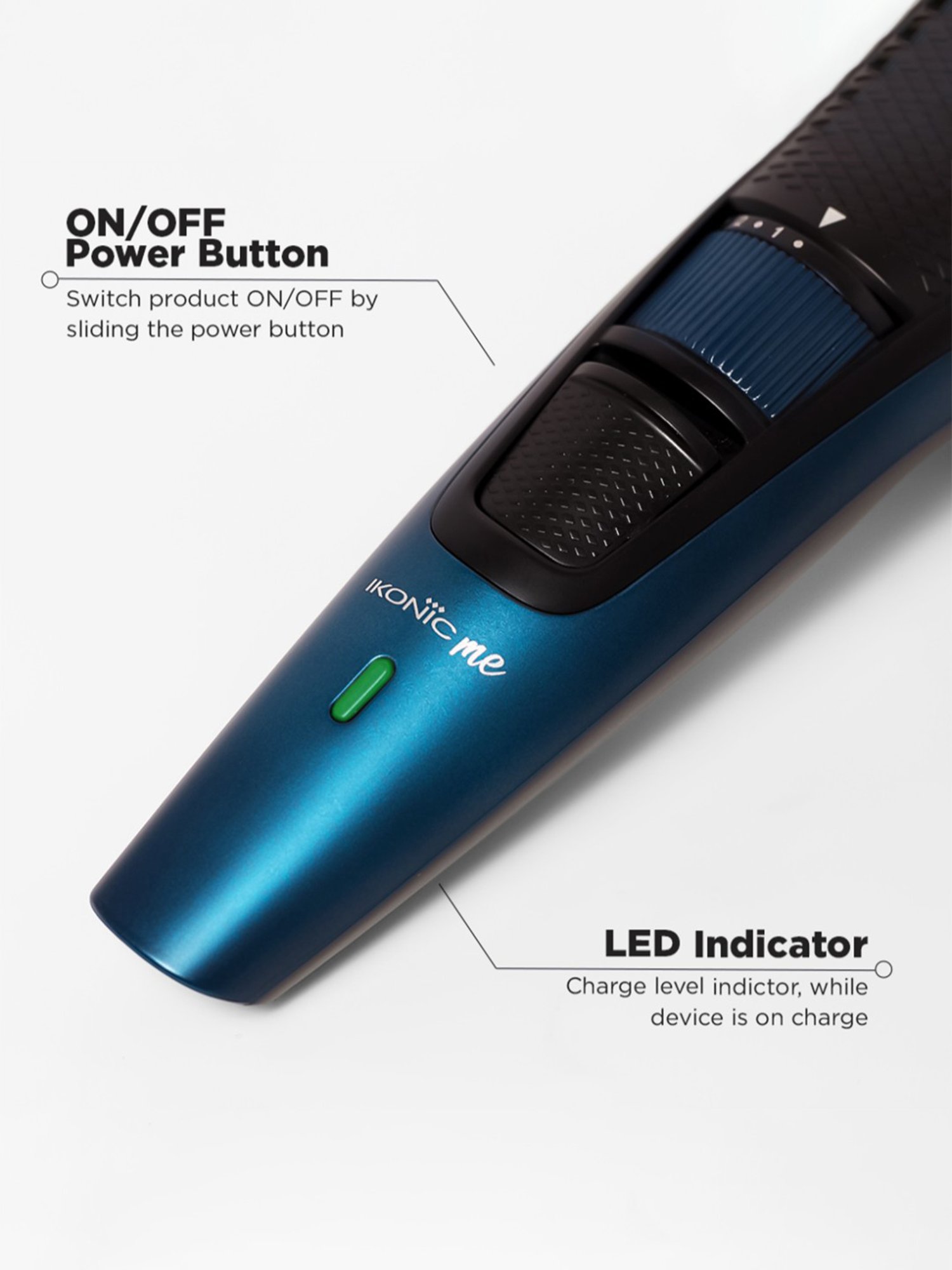 Ikonic Me Groom and Trim Trimmer - Blue