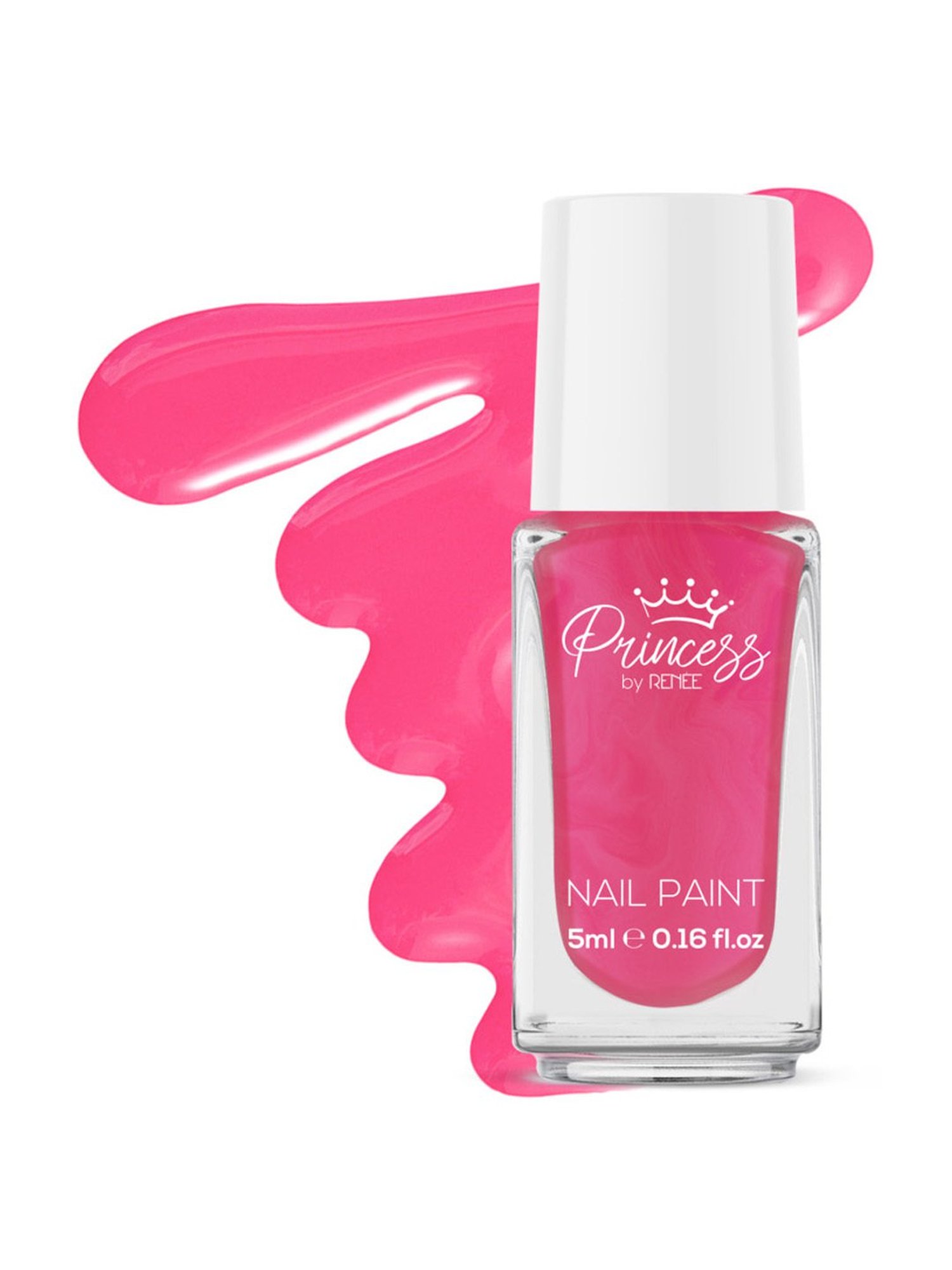 Princess By RENEE Bubbles Nail Paint Pink Puzzle - 5 ml