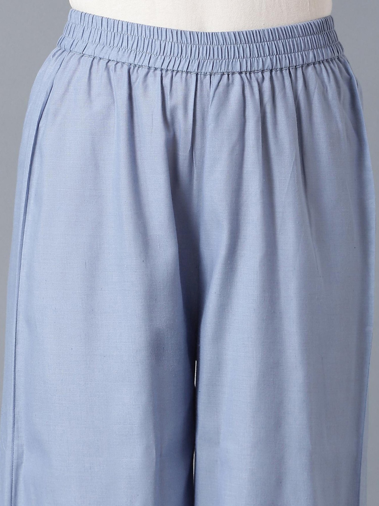 Aure by Aurelia Pink & Purple Printed Kurta Palazzo Set