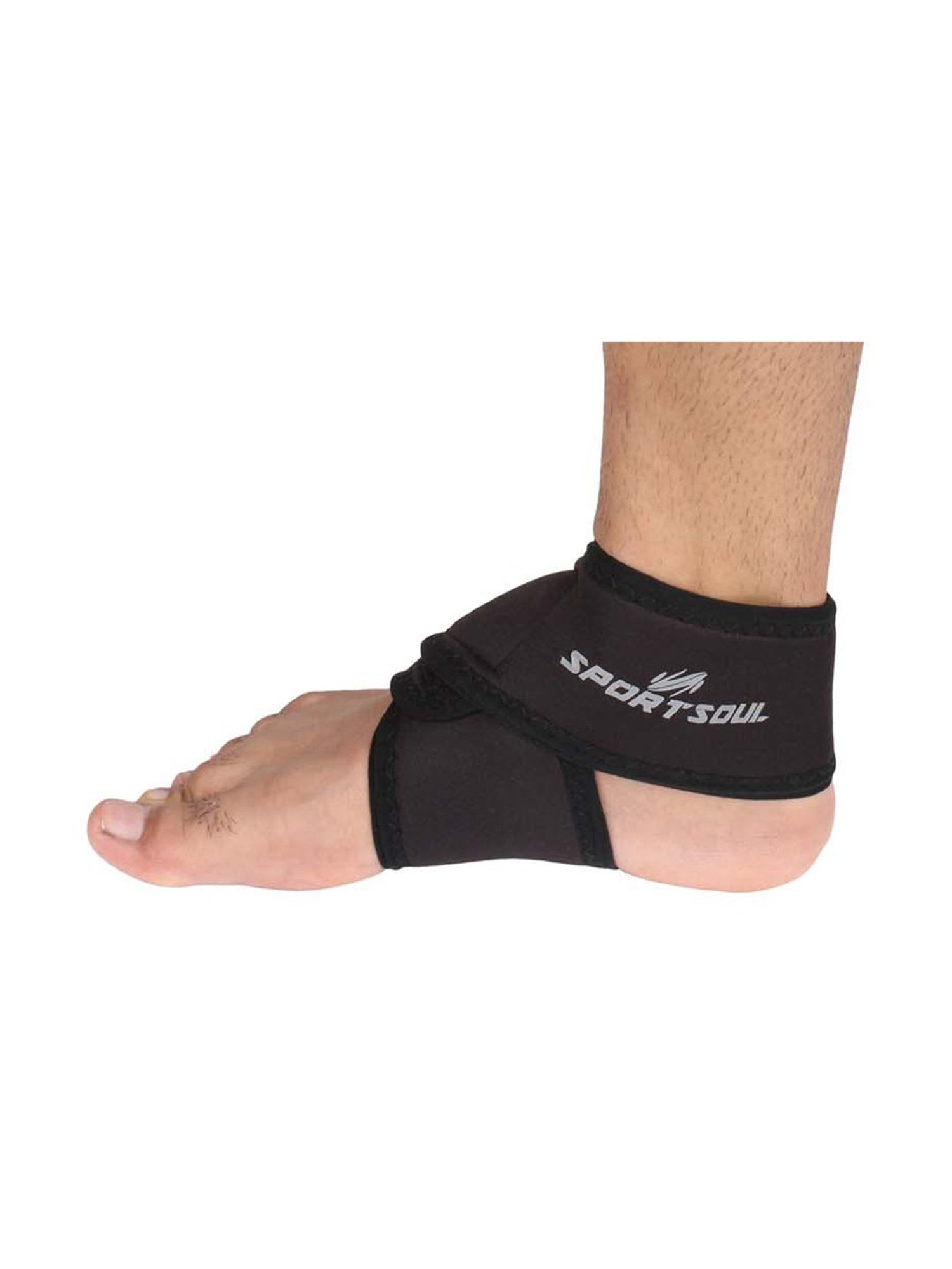 SportSoul Black Ankle Binder (Free Size)