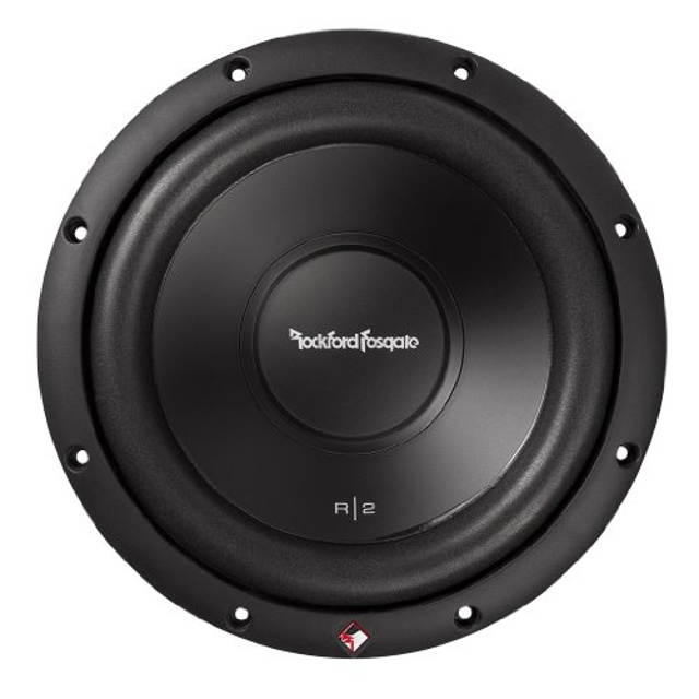 Rockford Fosgate R2D2-10 Prime R2 DVC 2 Ohm 10-Inch 250 Watts RMS 500 Watts Peak Subwoofer , Black