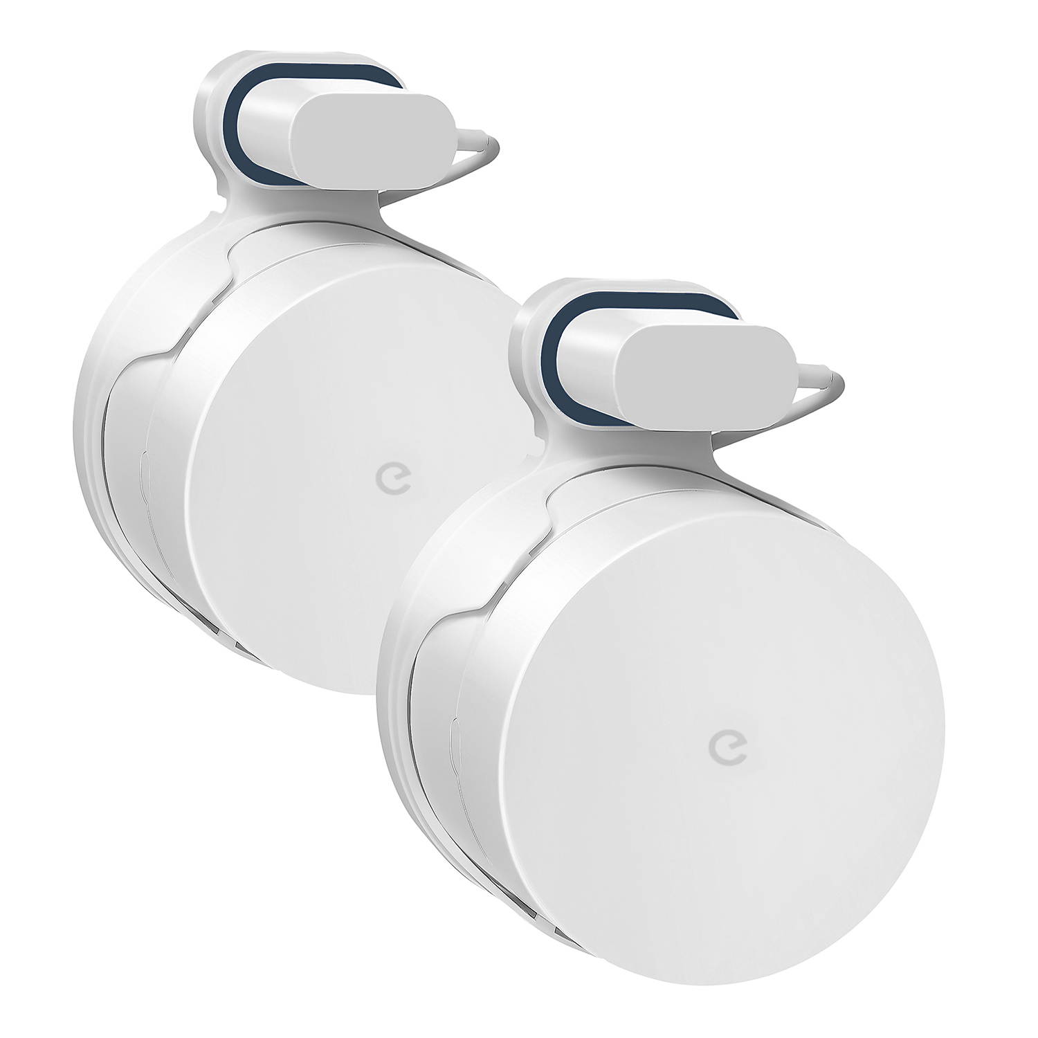 STANSTAR Google WiFi Wall Mount ,WiFi Bracket Holder for Google Mesh WiFi Router and System Convenient Google WiFi Holder Plug in Without Messy Wires or Screws(2 Pack)