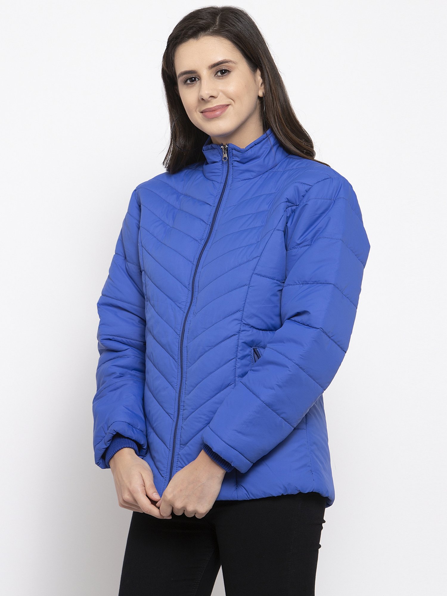 VOXATI Blue Regular Fit Jacket