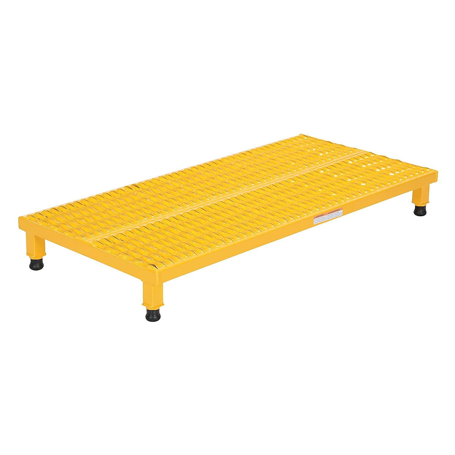 Vestil AHW-L-2448 Adjustable Work-Mate Stand with Serrated Deck, Steel, 48" Length x 24" Width Deck, 500 lbs Capacity, 5" - 8" Height Range