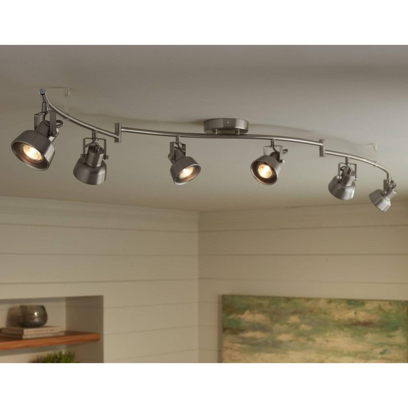 Pro Track&reg; Lenny 6-Light Swing Arm Track Fixture