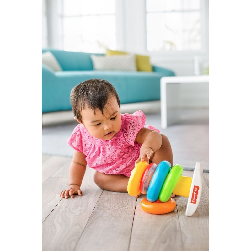 Fisher-Price Rock-a-Stack Sleeve Infant Stacking Toy