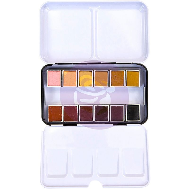 Prima Watercolor Confections Watercolor Pans 12/Pkg-Complexion