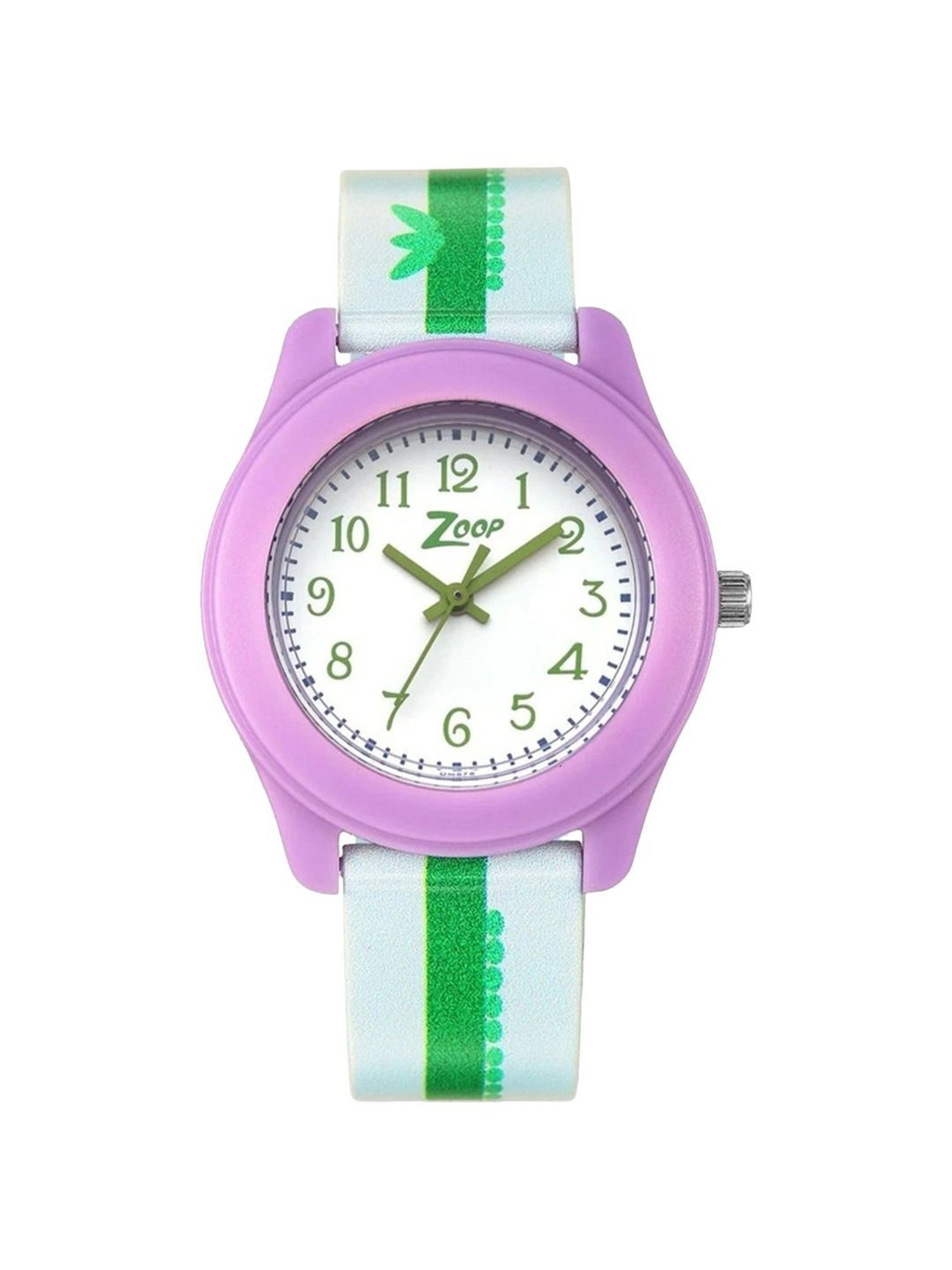 Zoop NS26019PP33W Unisex Analog Watch