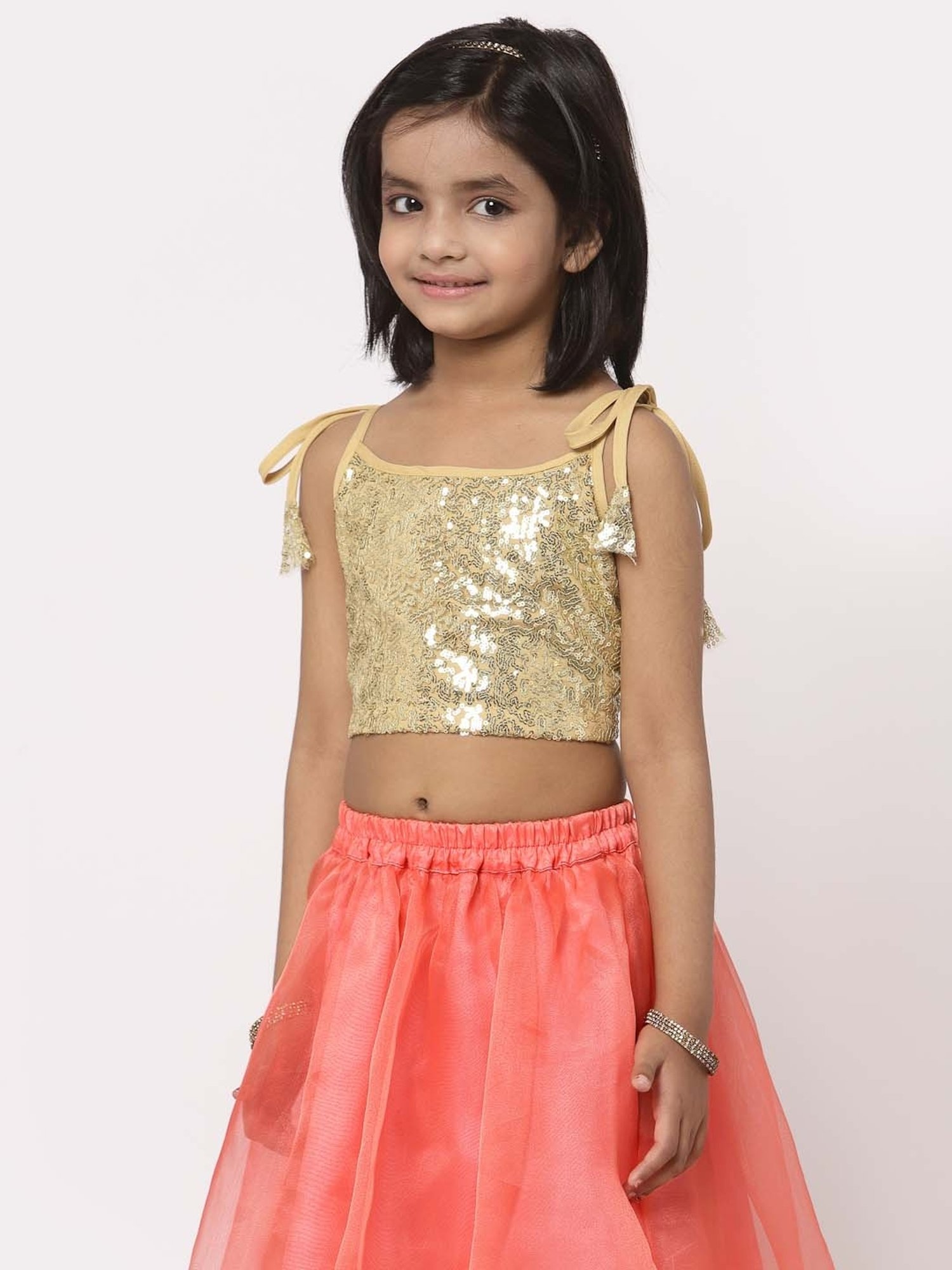 studiorasa Kids Gold Sequence Top