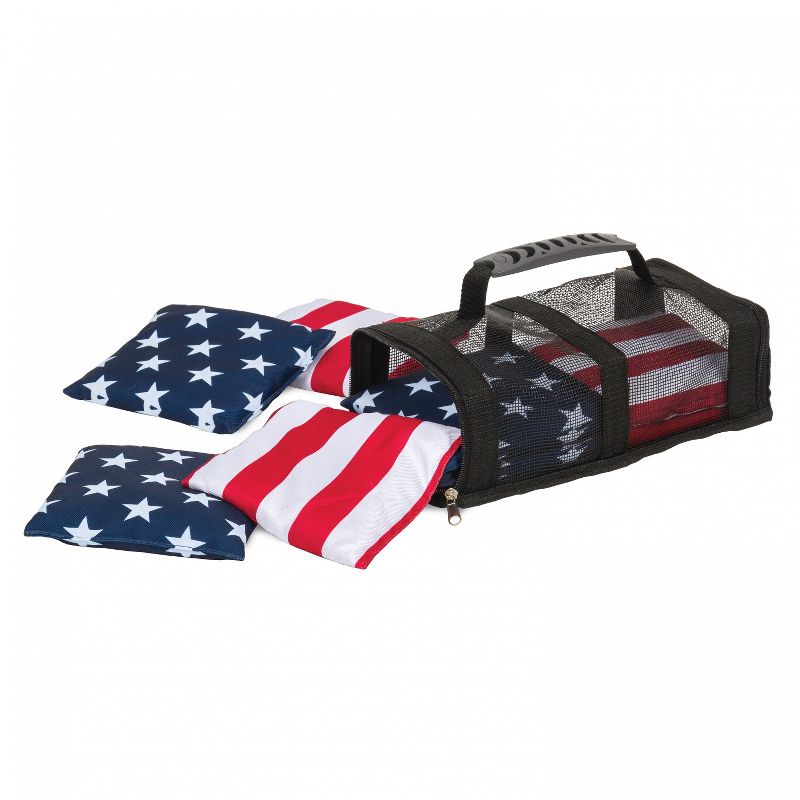 EastPoint Sports 1-1-16694-DS Premium Stars & Stripes Cornhole Cloth Bean Bags