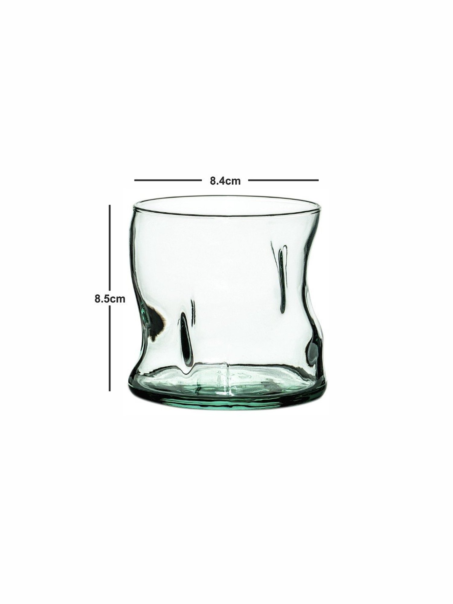 Pasabahce Green Glass Amorf Whisky Glass - Set of 4