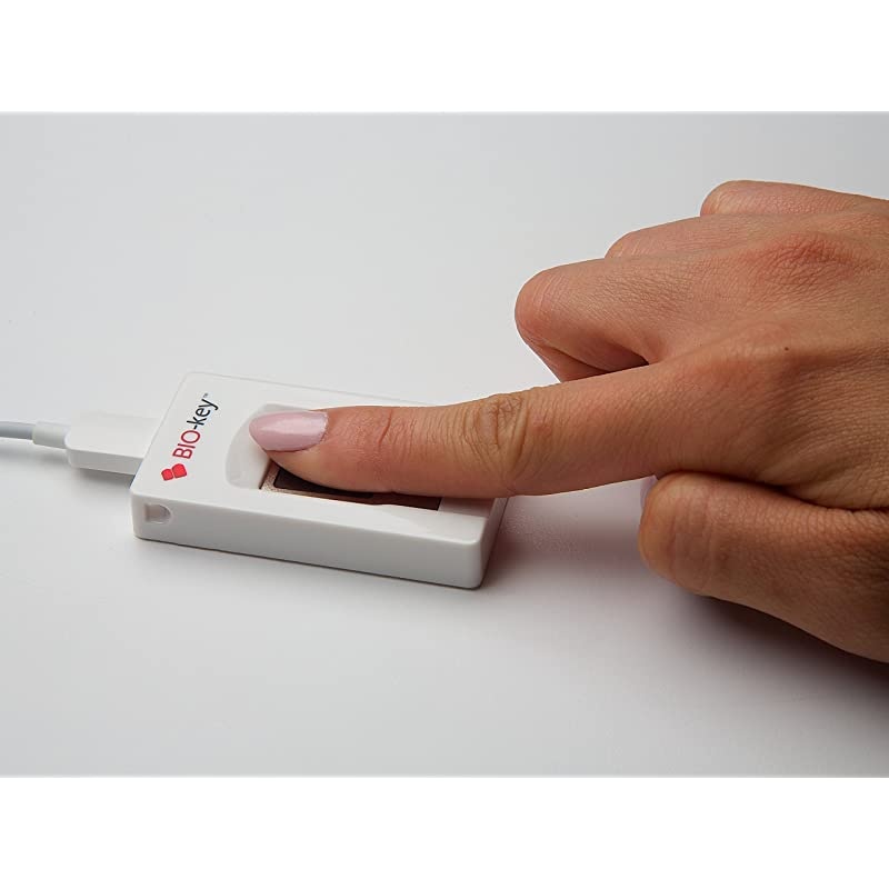 EcoID Fingerprint Reader Tested Qualified by Microsoft for Windows Hello Eliminate Passwords on Windows 78110 Includes OmniPass Online Password Vault with Purchase