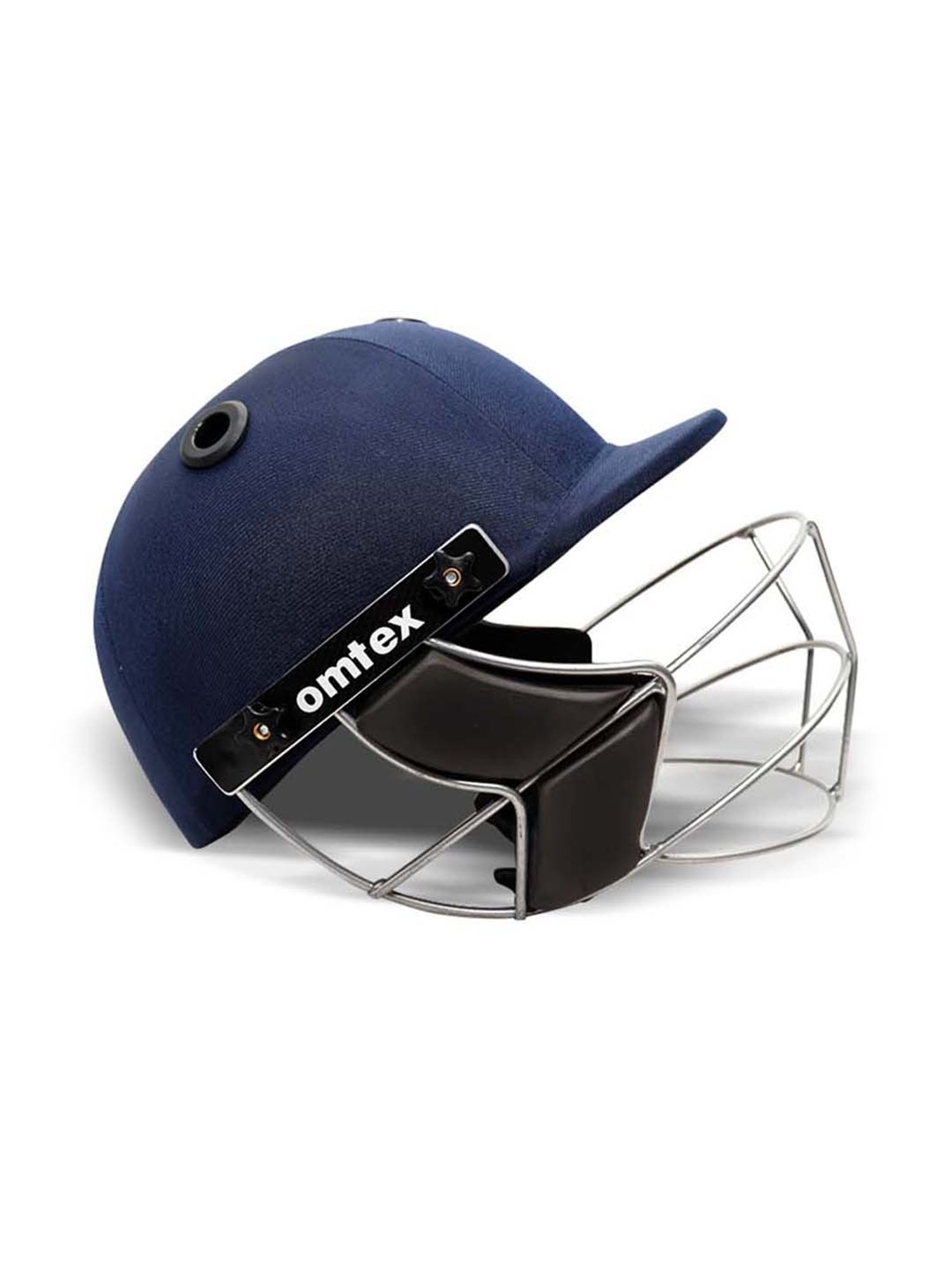 Omtex Navy Blue Cricket Helmet (XS)