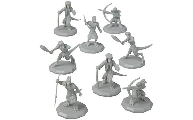 Monster Protectors Painted Fantasy Gnoll Mini Figures for D&D - 1", 8 Pieces