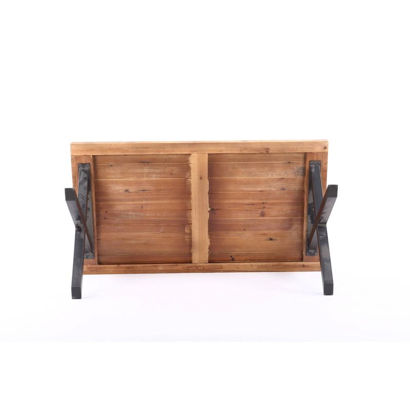 44" Selma Coffee Table Brown/Black - Summerland Home